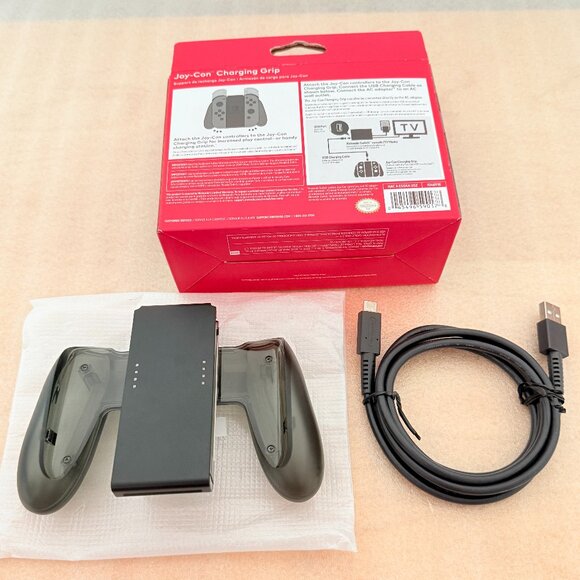 🎮 Nintendo 🎮 Charging Grip Stand for Joy-Con Nintendo Switch - Gray - Picture 6 of 15